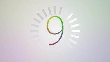IOS8风格10秒倒计时清新唯美视频的预览图